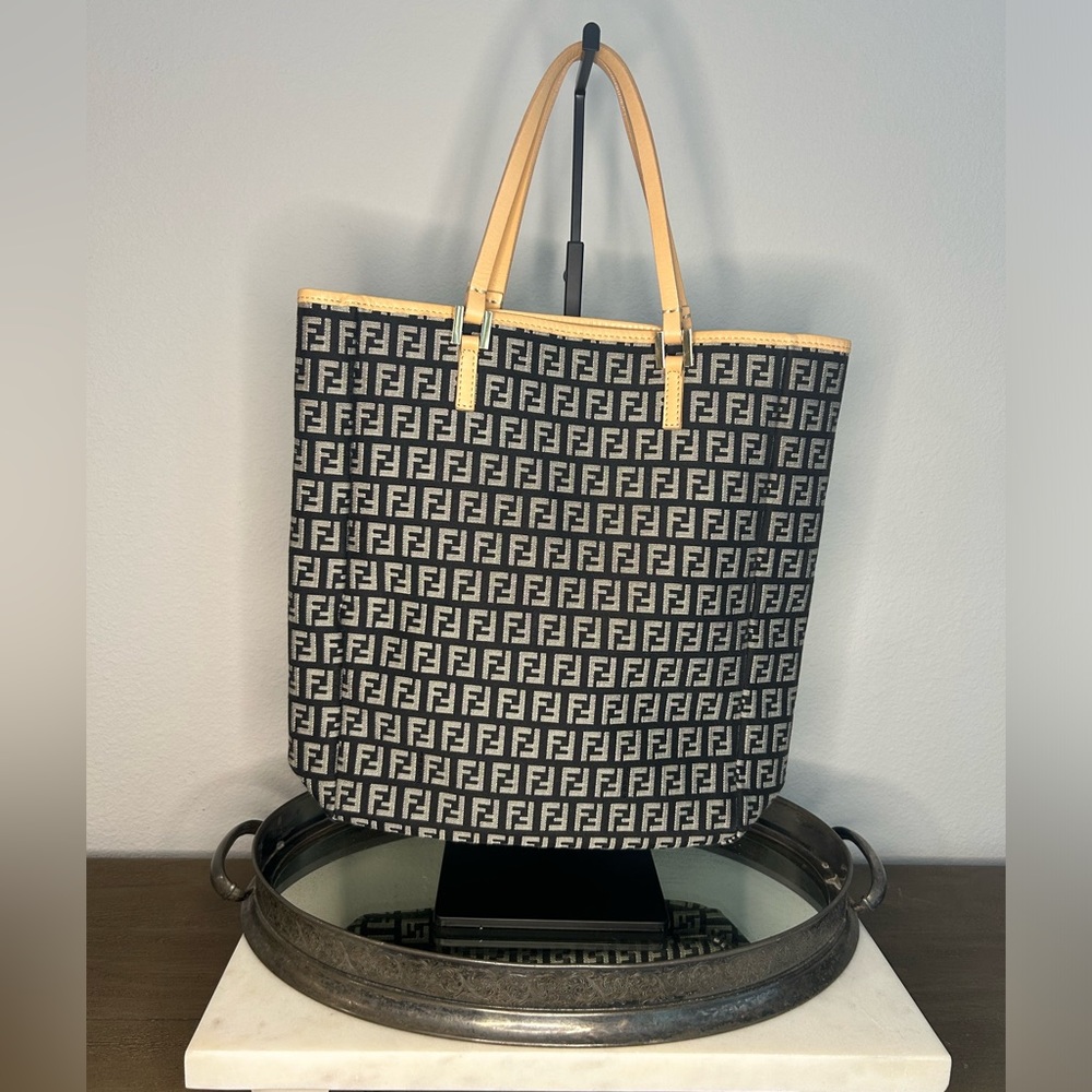 Fendi Zucchino Bucket Tote - Picture 1 of 11